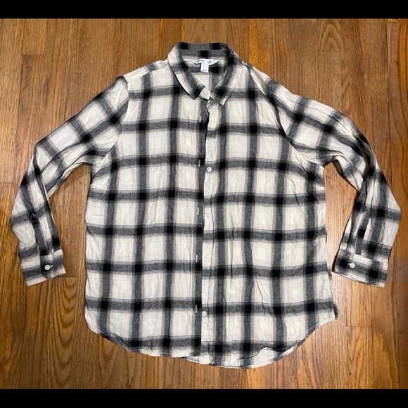 3 Old Navy Flannel Shirts Classic/Boyfriend - Picture 6 of 7